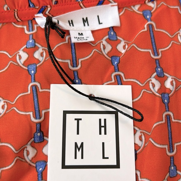 NWT Tiered Colorful Satin Maxi Dress - Picture 6 of 7